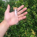 30ml Glass Vials with Cork Stopper - 12 Pack