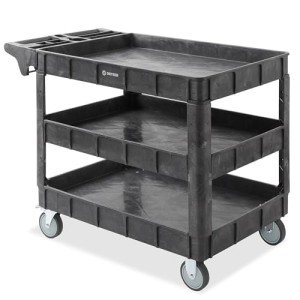 Heavy Duty 3-Tier Rolling Utility Service Cart