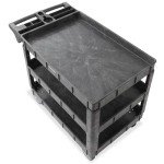 Heavy Duty 3-Tier Rolling Utility Service Cart