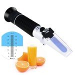 0-32% Brix Refractometer with ATC for Testing