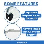 Genco Anti-Fog Safety Goggles for Adults and Kids