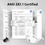 24 Pack Anti-Fog Safety Glasses for Eyeglasses