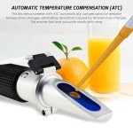 0-32% Brix Refractometer with ATC for Testing
