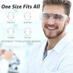 24 Pack Anti-Fog Safety Glasses for Eyeglasses