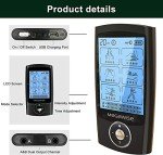 MegaWise Dual Channel EMS TENS Unit with Electrode Pads