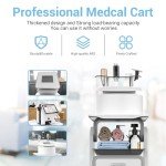 Mobile Medical Cart with Wheels and Drawers