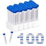 100 Pack of 15ml Conical Centrifuge Tubes
