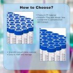 100 Pack of 15ml Conical Centrifuge Tubes