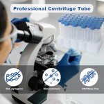 100 Pack of 15ml Conical Centrifuge Tubes