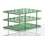 SP Bel-Art Half-Size Test Tube Rack - Green