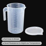PATIKIL 2000ml Graduated Plastic Beaker Set