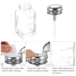 HarFington 180ml Solvent Alcohol Dispenser Pump Bottle