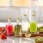 20-Pack 3oz Airtight Glass Bottles with Lids