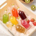 20-Pack 3oz Airtight Glass Bottles with Lids