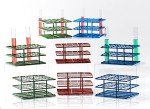 SP Bel-Art Half-Size Test Tube Rack - Green