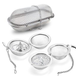 3-Pack Stainless Steel Ultrasonic Jewelry Cleaning Baskets