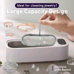 3-Pack Stainless Steel Ultrasonic Jewelry Cleaning Baskets