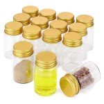 15-Pack 40mL Glass Bottles with Lids