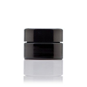 10 ml Black Glass Airtight Storage Jar
