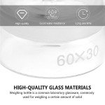 Low Form Glass Weighing Bottle with Stopper 60x30mm
