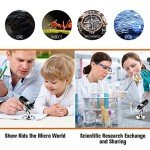 Bysameyee USB Digital Microscope with Adjustable LED Lights