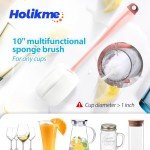 Holikme Long-Handle Bottle and Tube Cleaning Set