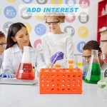 Tioncy 5-Pack Colorful Test Tube Rack Holder