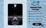 1000 ml Borosilicate Volumetric Flask with Stopper
