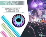 Assorted Neon Plastic Test Tubes - 100 Pack