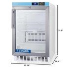 Accucold 20" Pharmacy All-Refrigerator with LED Lighting
