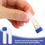 PATIKIL 0.5ml Self-Standing Cryogenic Vials - 200 Pcs