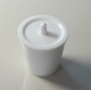 50ml PTFE Teflon Beaker with Lid for Labs