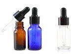 2PCS Clear Glass Bottles with Droppers - 10ml