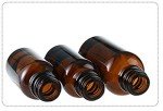 2PCS Clear Glass Bottles with Droppers - 10ml