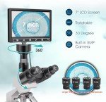 Adult Microscope with 40X-2500X Magnification & 5MP Camera