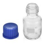 10 Pack 50ml Borosilicate Glass Lab Storage Bottles