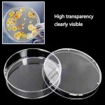Transparent Plastic Petri Dishes, 30-Pack, 35mm