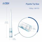 1000uL Blue Filter Pipette Tips - Universal Fit