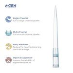 1000uL Blue Filter Pipette Tips - Universal Fit