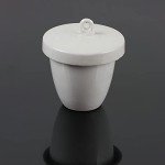30ml Porcelain Lab Crucible with Lid - 1 Pack