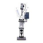 2L Glass Jacketed Reactor for Chemical Reactions
