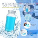 12 Pack of Wide Mouth Polypropylene Reagent Bottles