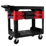 Utility Cart with Storage Bins and Mobile Design