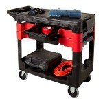 Utility Cart with Storage Bins and Mobile Design