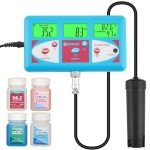 Digital 6-in-1 pH and Salinity Meter for Aquariums