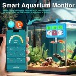 Digital 6-in-1 pH and Salinity Meter for Aquariums