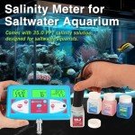 Digital 6-in-1 pH and Salinity Meter for Aquariums