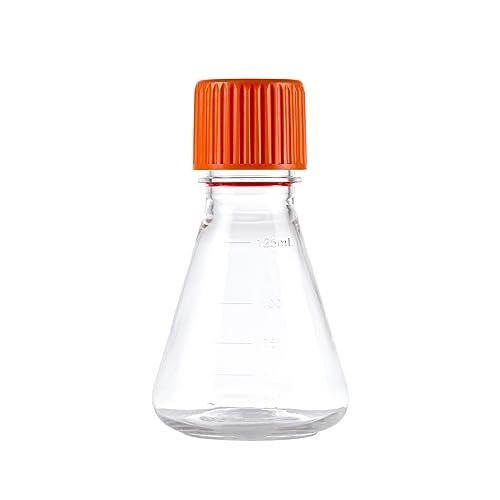 PEKYBIO 125ml Sterile Graduated Erlenmeyer Flasks