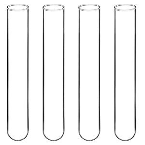 BorinGlass Clear Round Bottom Test Tubes (100)