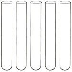 50 Pack Borosilicate Glass Round Bottom Test Tubes